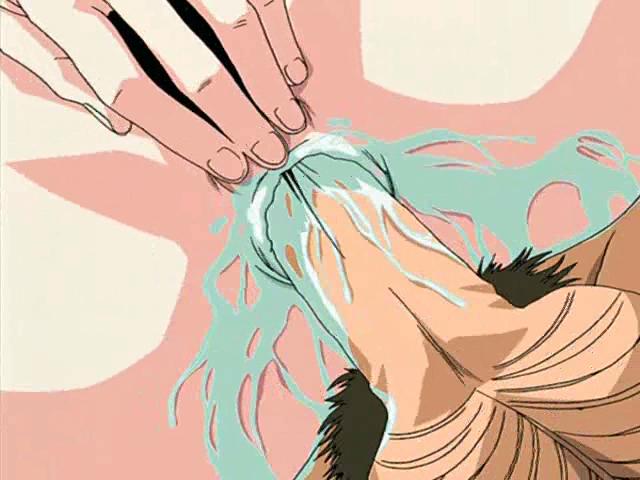 Big jugged brunette hentai slut riding a monster schlong hard