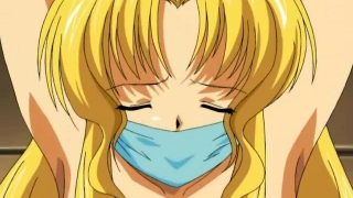 Blonde hentai chick gets tied up and fucked by her neighbour