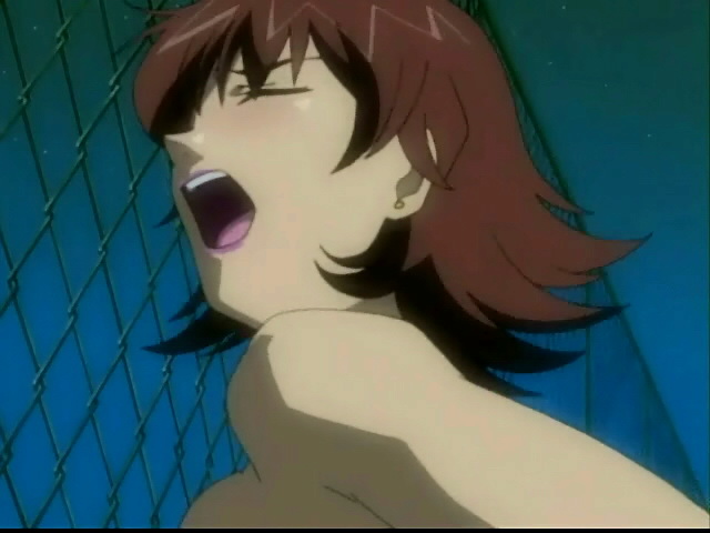 Busty hentai chick gets her pussy fucked outdoors