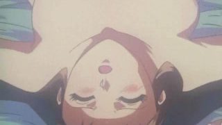 Curious blonde hentai shemale tasting a giant shaft with lust