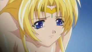 Cute blonde hentai girl getting tight snatch penetrated by a thick cock