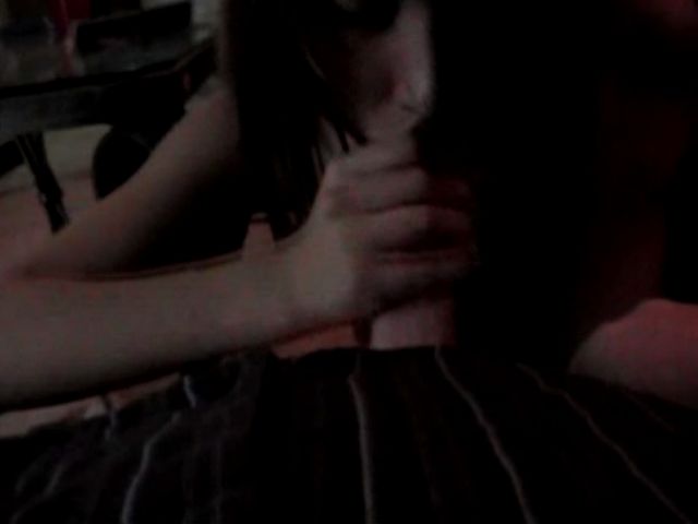 Cutie brunette amateur babe Riley teasing her boyfriend with her sexy firm breasts