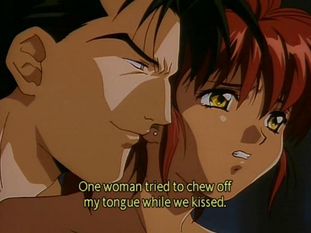 Enchanting redhead hentai temptress getting small cooshie fingered through panties