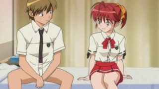 Engaging hentai girl getting pink beaver drilled by her boyfriend`s huge shaft