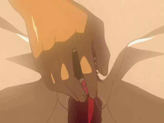 Enthusiastic hentai babe getting succulent pussy drilled by a giant phallus