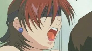 Eye folded hot hentai temptress getting pussy fucked and dildoed