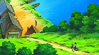 Fervid hentai girl getting large hooter and pink snatch licked by a horny dude