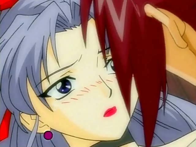 Glamorous hentai temptress rubbing a large cock and getting fucked hard