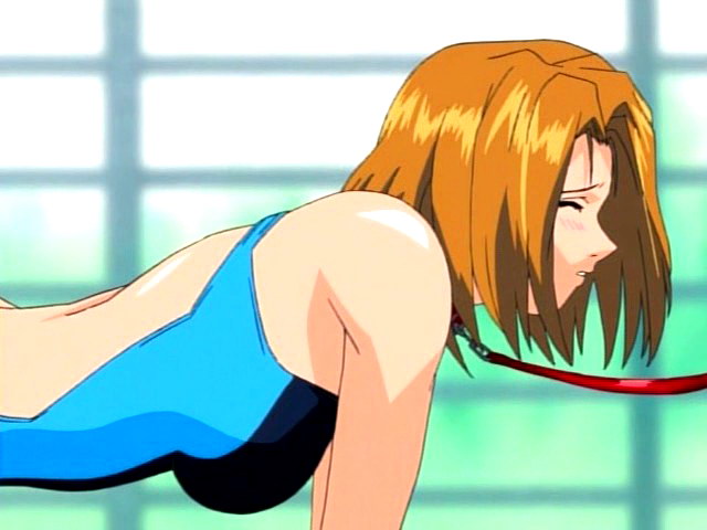 Hentai babe gets caught in the swimming pool and fucked