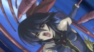 Hentai chick fights with hundreds of tentacles