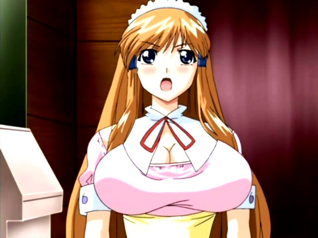 Hentai chick gets her pussy licked while she is talking to her customers