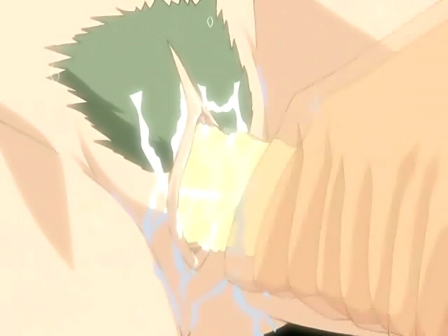 Hentai master ties his slave on the table and fucks her pussy with a dildo