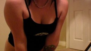 Pierced brunette exgirlfriend Andi playing with a fucking machine