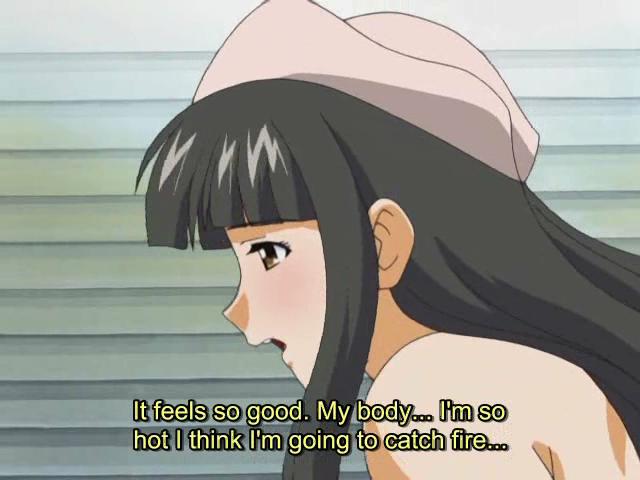 Sensational brunette hentai vixen getting slit fucked in the bedroom