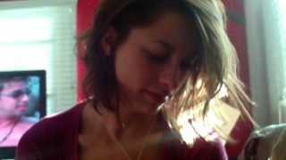 Sweet and trashy amateur nymphet Riley Jensen showing her amazing assets