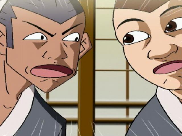 Trashy hentai gay having a dirty samurai fantasy