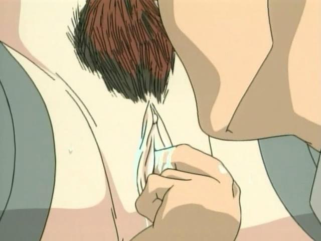 Trimmed hentai pussy gets licked and fingered