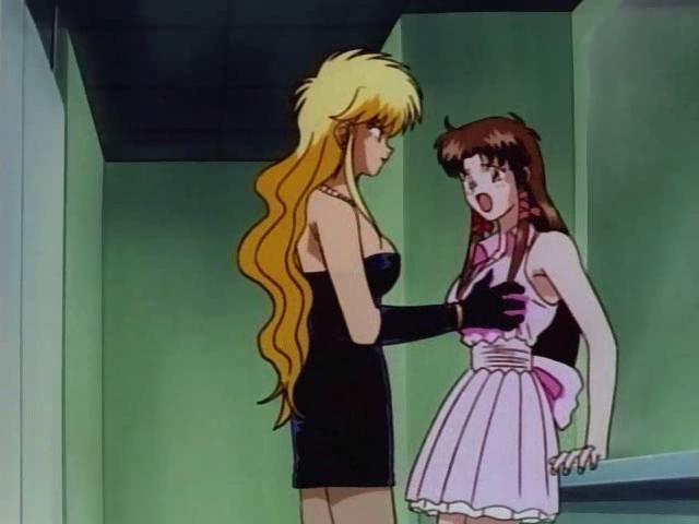 Two cutie hentai shemales touching their sexy jugs