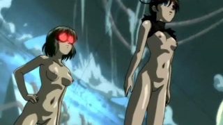 Cutie hentai chick getting tied up and rammed by tentacles