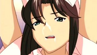 Hentai babe gets her tits fucked