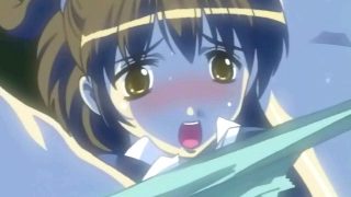 Hentai guy fingers his girlfriend until her pussy is