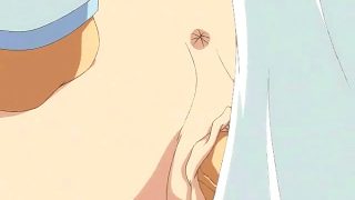 Horny hentai nympho sucks this huge cock and then gets her pussy examined