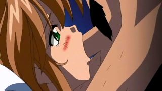 Sleeping hentai brunette gets fucked by four horny hentai studs