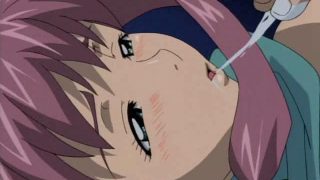 Tempting hentai minx kissing her boyfriend and wanking his massive phallus